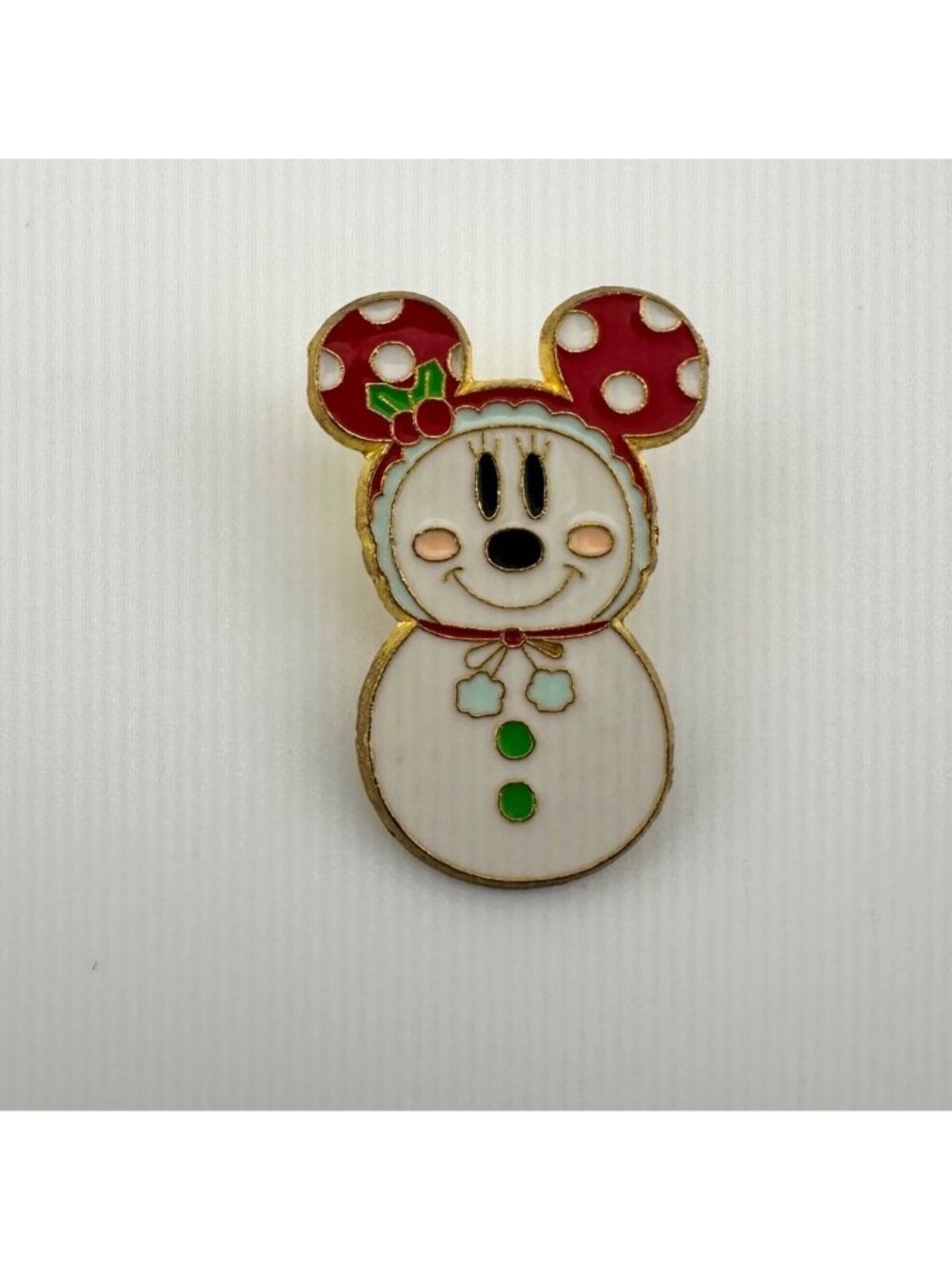 Disney Snowman Minnie Mouse Holiday Pin 2009